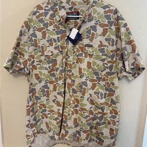 Burlebo Multicolor Camo Button Down Shirt